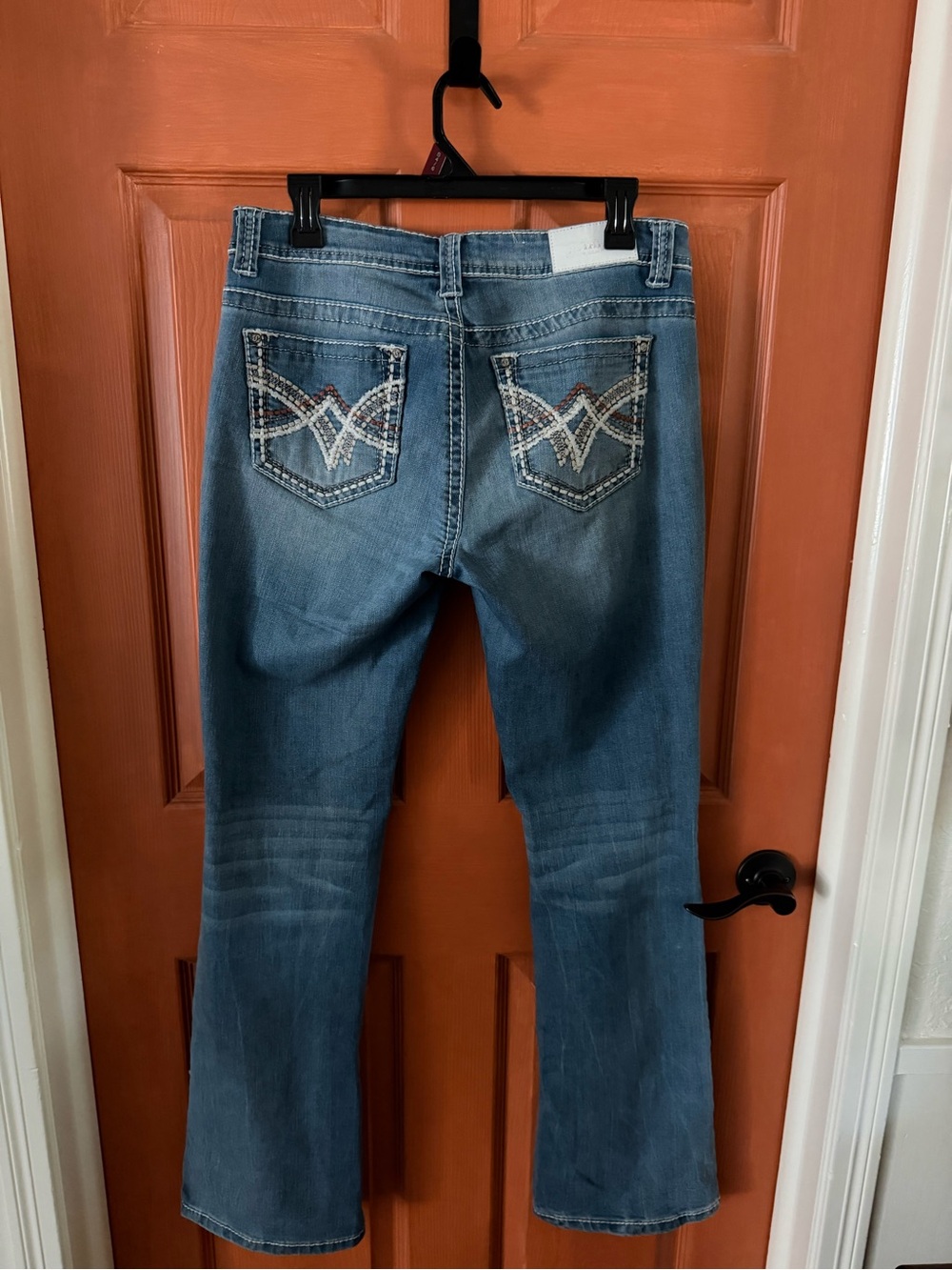 Shyanne Blue Bootcut Jeans with Embroidered Back Pockets